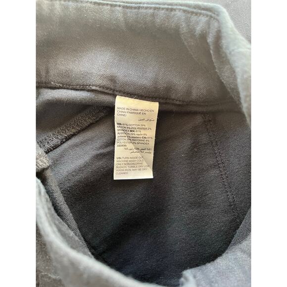 Chicos Jeggings Black Stretch Dark Wash Mid Rise Denim - Picture 8 of 8